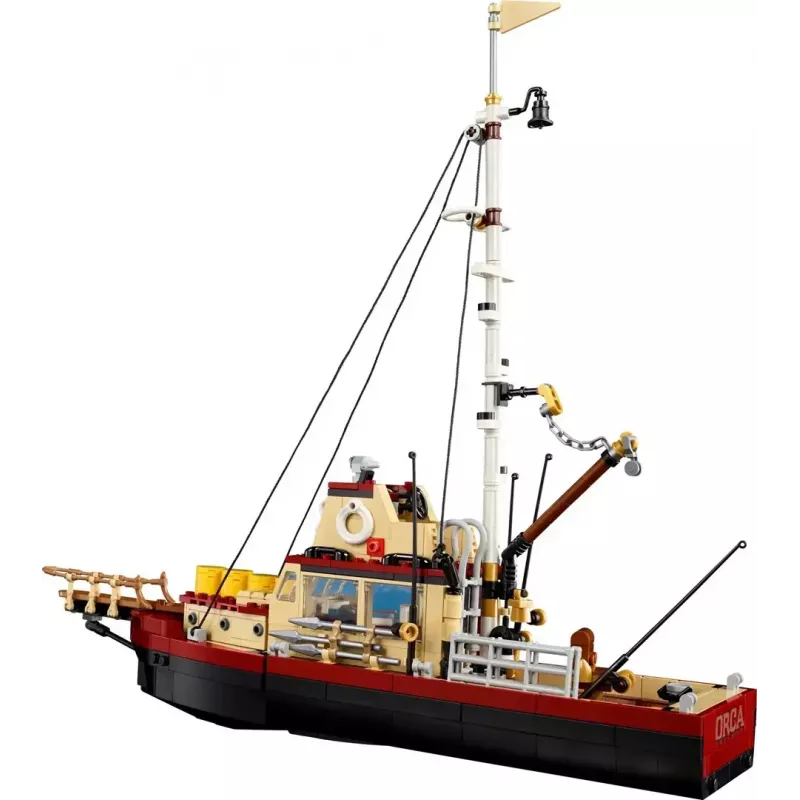 Brinquedo de construção LEGO Ideas 21350 conjunto Jaws — 1497 peças, 3 minifiguras, barco e tubarão icónico, recomendado a partir dos 18 anos