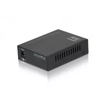Conversor de suporte LevelOne RJ45 para SFP Gigabit, PoE PD