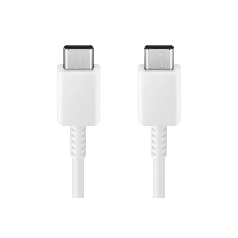 Cabo Samsung USB-C para USB-C 3A 1,8 m — ficha USB-C para USB-C, branco
