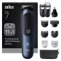 Máquina de cortar cabelo Braun AIO7540 preto azul ião de lítio 120 min