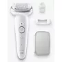 Epilador BRAUN 9-011 3D Silk-epil 9 Flex Wet & Dry — 40 pinças, bateria, massagem, branco/cinzento