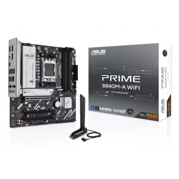 Placa-mãe ASUS PRIME B840M-A WIFI AMD B840 Socket AM5 micro ATX