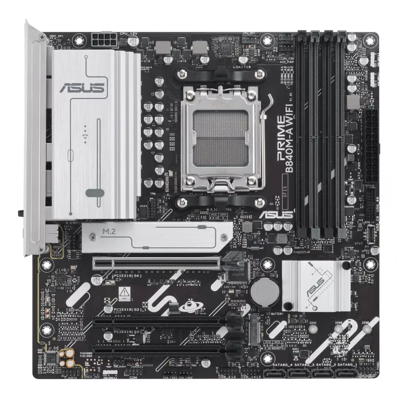 Placa-mãe ASUS PRIME B840M-A WIFI AMD B840 Socket AM5 micro ATX