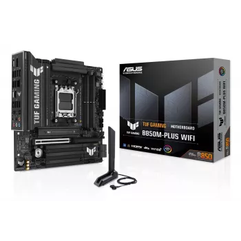 ASUS TUF GAMING B850M-PLUS WIFI AMD B850 Socket AM5 micro ATX