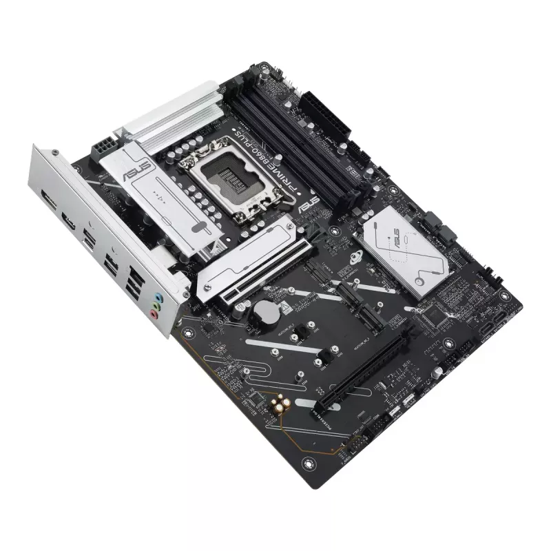 Placa-mãe ASUS PRIME B860-PLUS-CSM ATX Intel B860 LGA 1851 DDR5, 4× DIMM, 256 GB, 2.5 Gb LAN, 3× M.2, USB-C