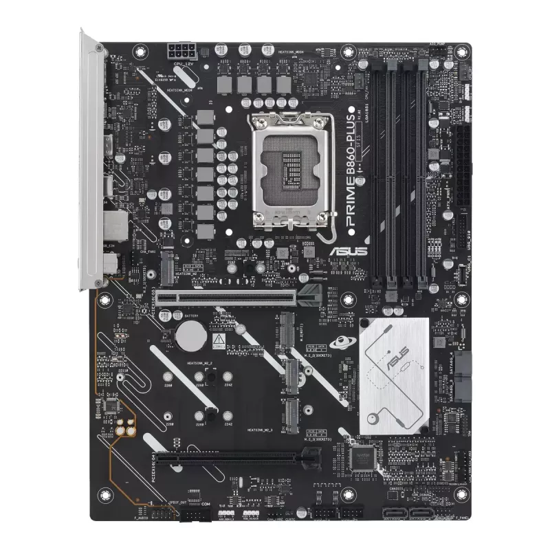 Placa-mãe ASUS PRIME B860-PLUS-CSM ATX Intel B860 LGA 1851 DDR5, 4× DIMM, 256 GB, 2.5 Gb LAN, 3× M.2, USB-C