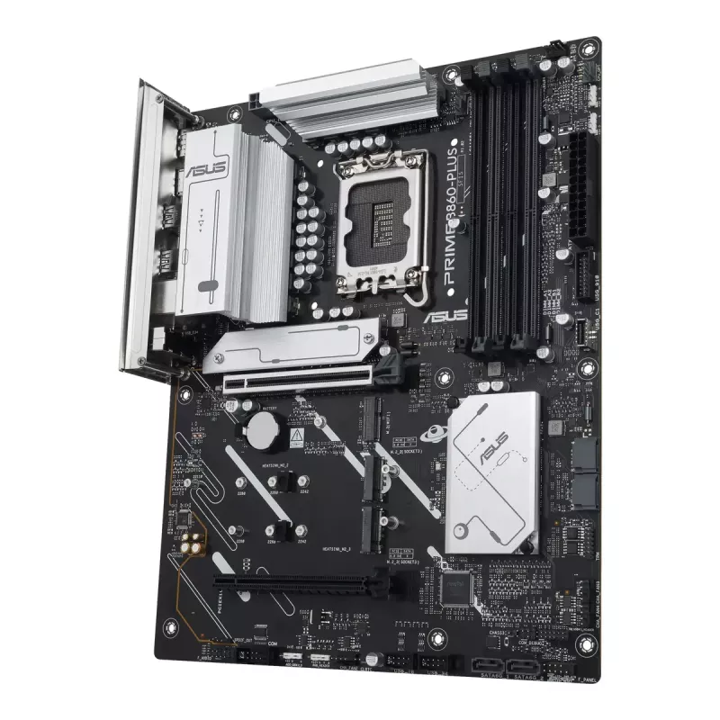 Placa-mãe ASUS PRIME B860-PLUS-CSM ATX Intel B860 LGA 1851 DDR5, 4× DIMM, 256 GB, 2.5 Gb LAN, 3× M.2, USB-C