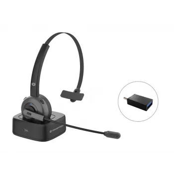 Headset Bluetooth sem fios Conceptronic POLONA com base de carregamento