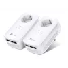 Adaptador de rede PowerLine TP-Link TL-PA8030P KIT 1200 Mbit/s Ethernet LAN Branco 2 unid.