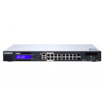 QNAP QGD-1600P Gerido Gigabit Ethernet (10/100/1000) Power over Ethernet (PoE) 1U Preto, Cinzento