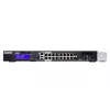 QNAP QGD-1600P Gerido Gigabit Ethernet (10/100/1000) Power over Ethernet (PoE) 1U Preto, Cinzento