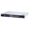 QNAP QGD-1600P Gerido Gigabit Ethernet (10/100/1000) Power over Ethernet (PoE) 1U Preto, Cinzento