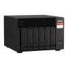 QNAP TS-673A-SW5T NAS/Servidor de armazenamento Torre Ryzen Embedded V1500B 8 GB DDR4 0 TB QNAP QTS Preto