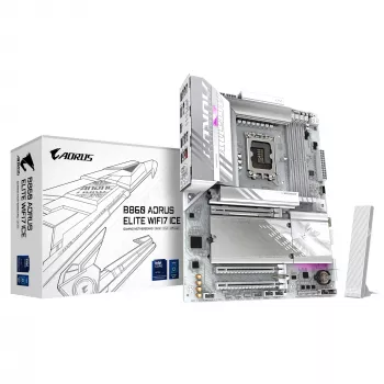 Placa-mãe GIGABYTE B860 AORUS ELITE WIFI7, Intel LGA 1851, ATX