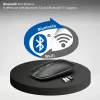 Inca IWM-531RA rato sem fios e Bluetooth, 1600 DPI, botão 4D, silencioso, antracite