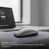 Inca IWM-531RA rato sem fios e Bluetooth, 1600 DPI, botão 4D, silencioso, antracite