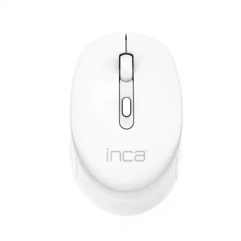 Rato sem fios INCA Iwm-243rb Candy Design - RF sem fios 2,4GHz - 1600dpi - branco