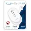 Rato sem fios INCA Iwm-243rb Candy Design - RF sem fios 2,4GHz - 1600dpi - branco