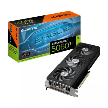 Placa gráfica GIGABYTE GeForce RTX 5060 Ti WINDFORCE MAX OC 8GB GDDR7, 128-Bit, PCIe 5.0, 2617 MHz