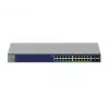 Netgear GS728TXUP-300EUS switch Smart Managed Gigabit PoE++, 24 x 10/100/1000 RJ-45, 4 x 10G SFP+, orçamento PoE de 420 W, L3 Lite, montagem em rack 1U