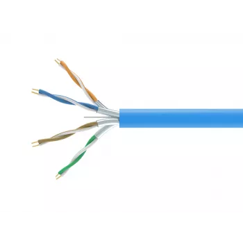 Cabo de patch/rede EQUIP 404546 Cat6a U/FTP (STP) 305 m azul