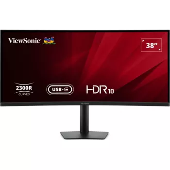 Monitor de computador Viewsonic VA3820C 96,5 cm (38 polegadas) 3840 x 1600 píxeis Wide Quad HD+ LED preto
