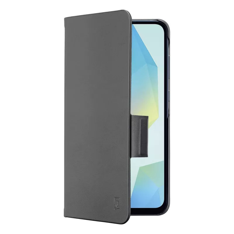 Cellularline Book - Capa tipo livro para Galaxy A16 com compartimento para cartões e fecho magnético