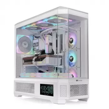 Caixa Full-Tower Thermaltake CA-11H-00F6WN-00 branco suporte PS2 ventoinhas 120/140 mm