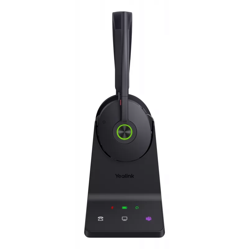 Yealink WH68 UC headset, com fios e sem fios, 20 - 20000 Hz, chamadas/música, 155 g, headset, preto