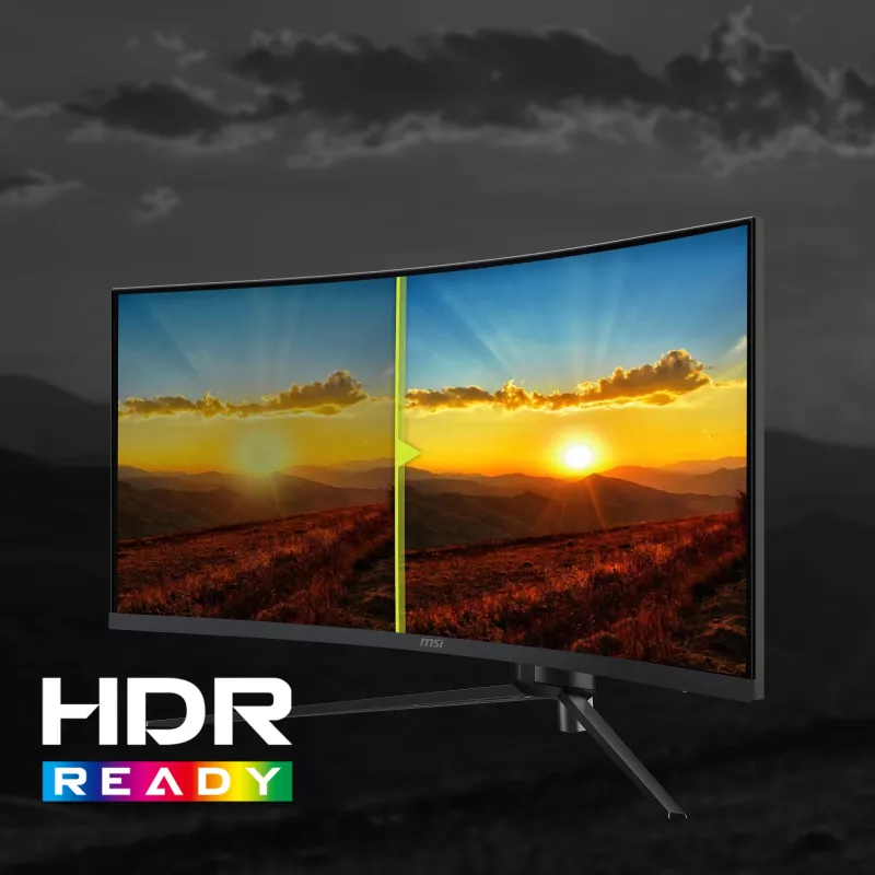Monitor de computador MSI MAG 345CQRDE 86,4 cm (34 polegadas) 3440 x 1440 píxeis UltraWide Dual Quad HD preto
