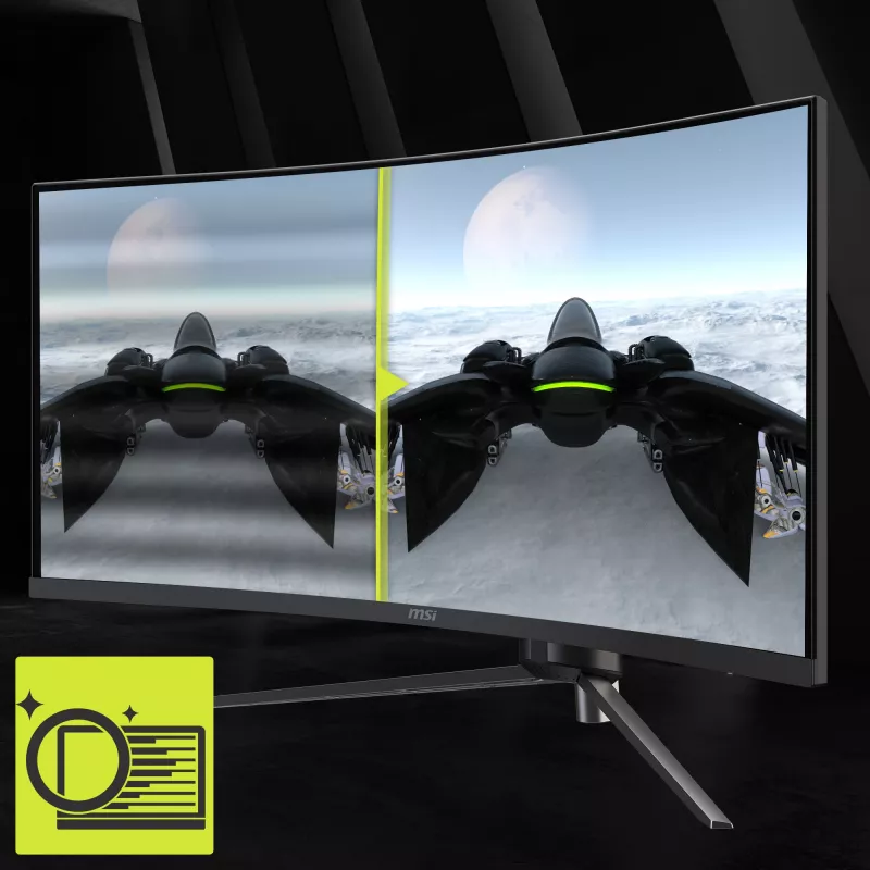 Monitor de computador MSI MAG 345CQRDE 86,4 cm (34 polegadas) 3440 x 1440 píxeis UltraWide Dual Quad HD preto