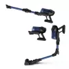 Rowenta X-Force Flex 12.60 Aqua RH98C0WO aspirador vertical sem fios 2 em 1, a seco e a húmido, sem saco, 320 W, 25,9 V, azul/cinzento