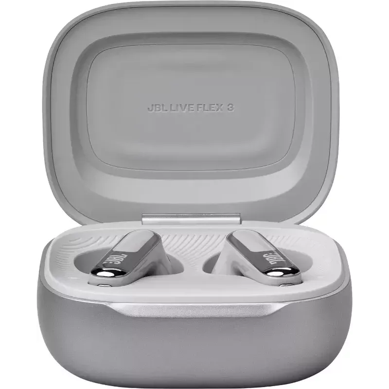 JBL Live Flex 3 headset sem fios in-ear telefonia/música/desporto/dia a dia prateado