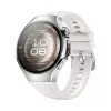 Smartwatch HUAWEI WATCH 5 — caixa redonda de aço inoxidável de 42 mm, 1,38 polegadas AMOLED, GPS, Bluetooth, bateria de 540 mAh, caixa bege com bracelete branca