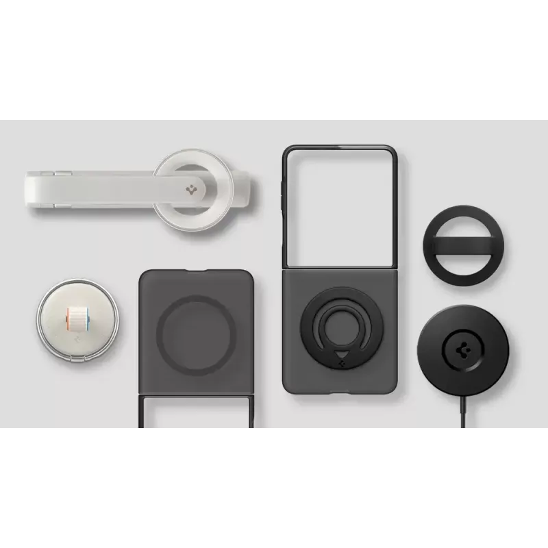 Samsung Spigen Capella capa para Galaxy Z Flip7, Frost Black, GP-FPF766PGBTW