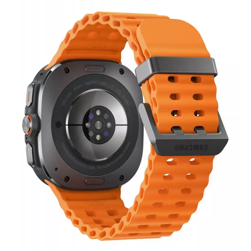 Samsung Galaxy Watch Ultra (2025) SM-L705 smartwatch LTE, 47 mm, ecrã tátil AMOLED de 3,81 cm (1,5 polegadas) 480 x 480, 64 GB, Wi-Fi, GPS, cinzento titânio