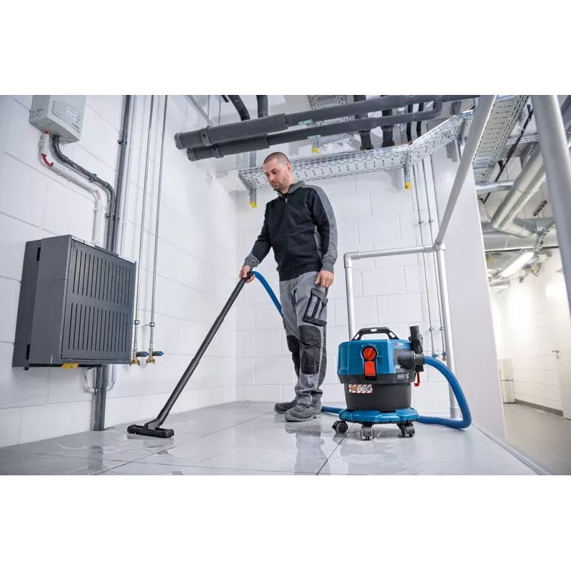 Bosch GAS 18V-12 MC Professional 12 L aspirador cilíndrico seco e húmido combi
