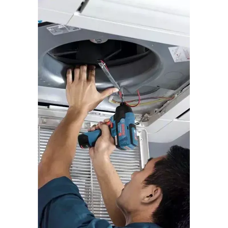 Chave de impacto Bosch 0 601 9E0 005 1/4 polegadas 3100 RPM 110 N⋅m preto, azul 12 V