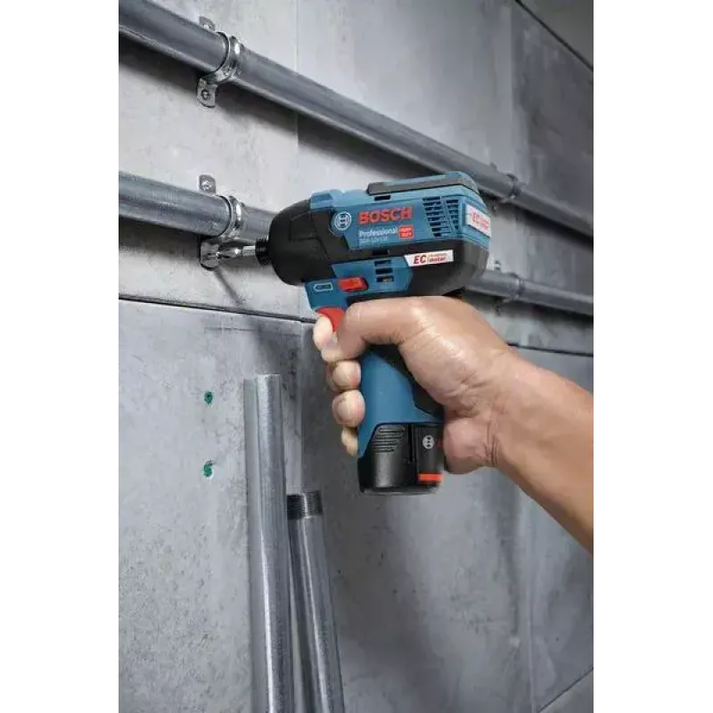 Chave de impacto Bosch 0 601 9E0 005 1/4 polegadas 3100 RPM 110 N⋅m preto, azul 12 V