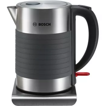 Chaleira elétrica Bosch TWK7S05 1,7 L 2200 W preto, cinzento
