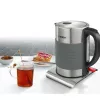 Chaleira elétrica Bosch TWK7S05 1,7 L 2200 W preto, cinzento