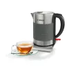 Chaleira elétrica Bosch TWK7S05 1,7 L 2200 W preto, cinzento