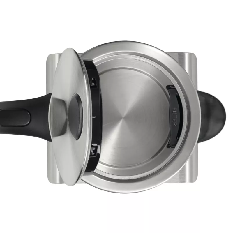 Chaleira elétrica Bosch TWK7S05 1,7 L 2200 W preto, cinzento
