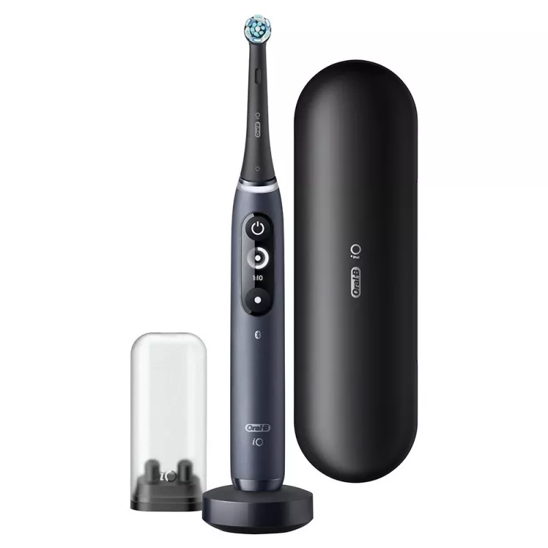 Escova de dentes elétrica Oral-B iO adulto rotativa preta