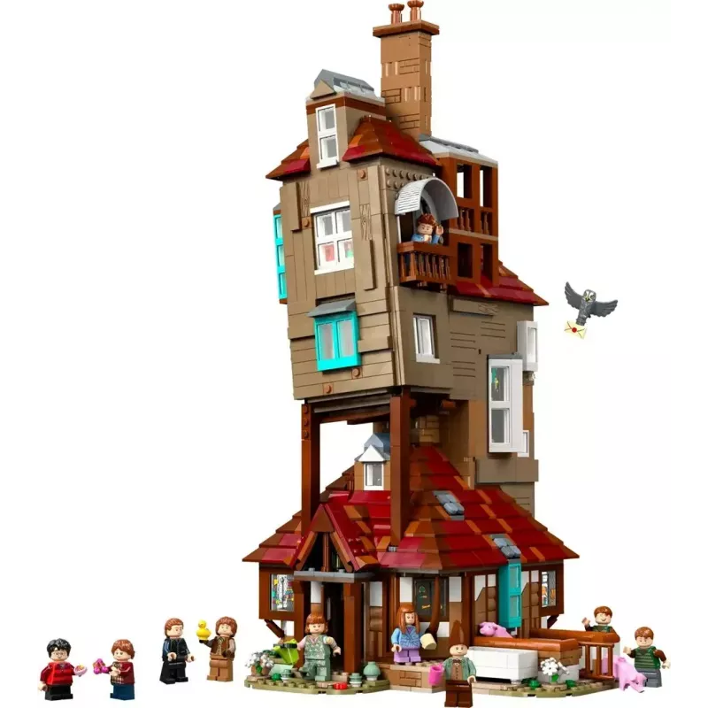 LEGO Harry Potter A Toca dos Weasleys Edição de Colecionador 76437 conjunto de construção, 2405 peças, 10 minifiguras, 460×250×230 mm