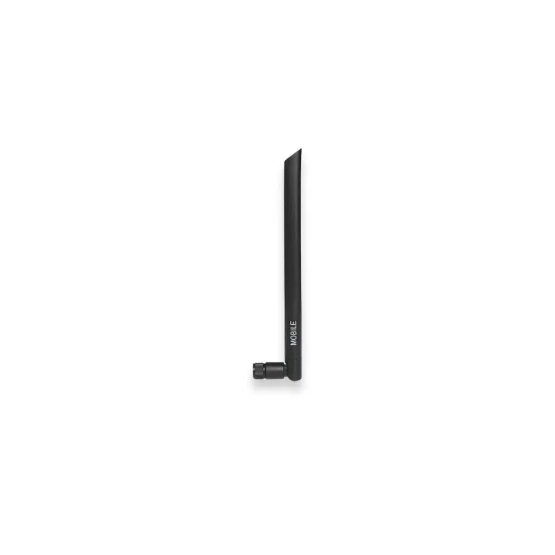 Antena de rede TELTONIKA PR1US440, ganho de 3 dBi, 0,698–0,96 / 1,71–2,69 GHz, ficha SMA, 50 Ω, 198 mm, polarização linear, preto