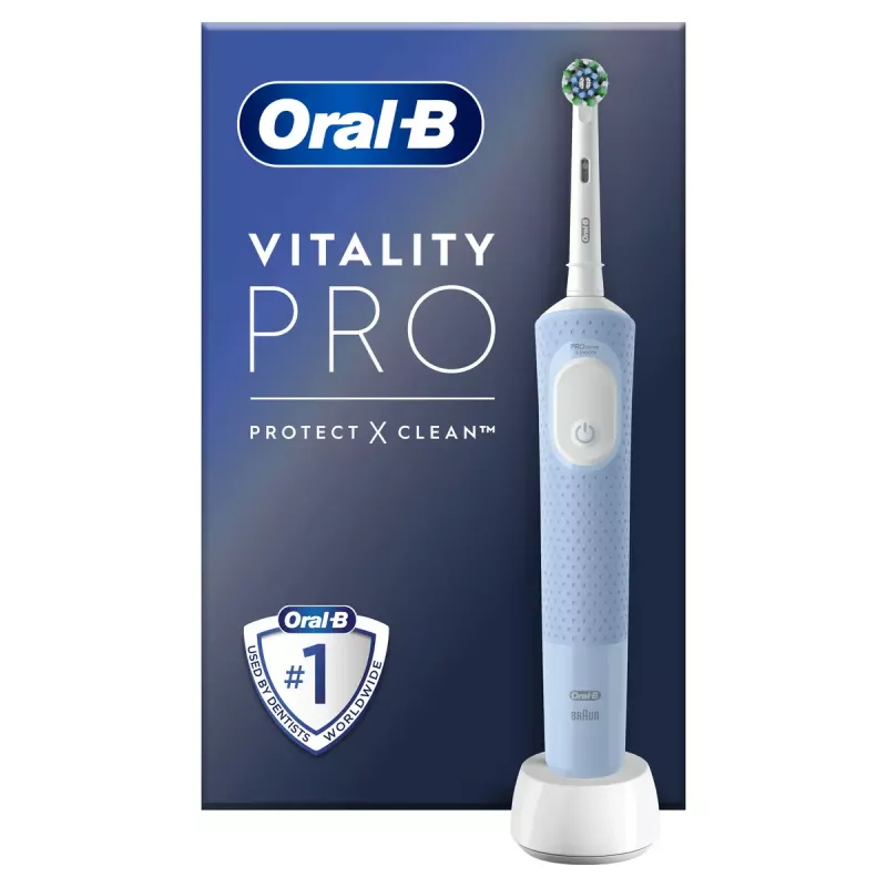 Escova de dentes Oral-B Vitality Pro para adulto com tecnologia rotativa-oscilante cinzento, branco