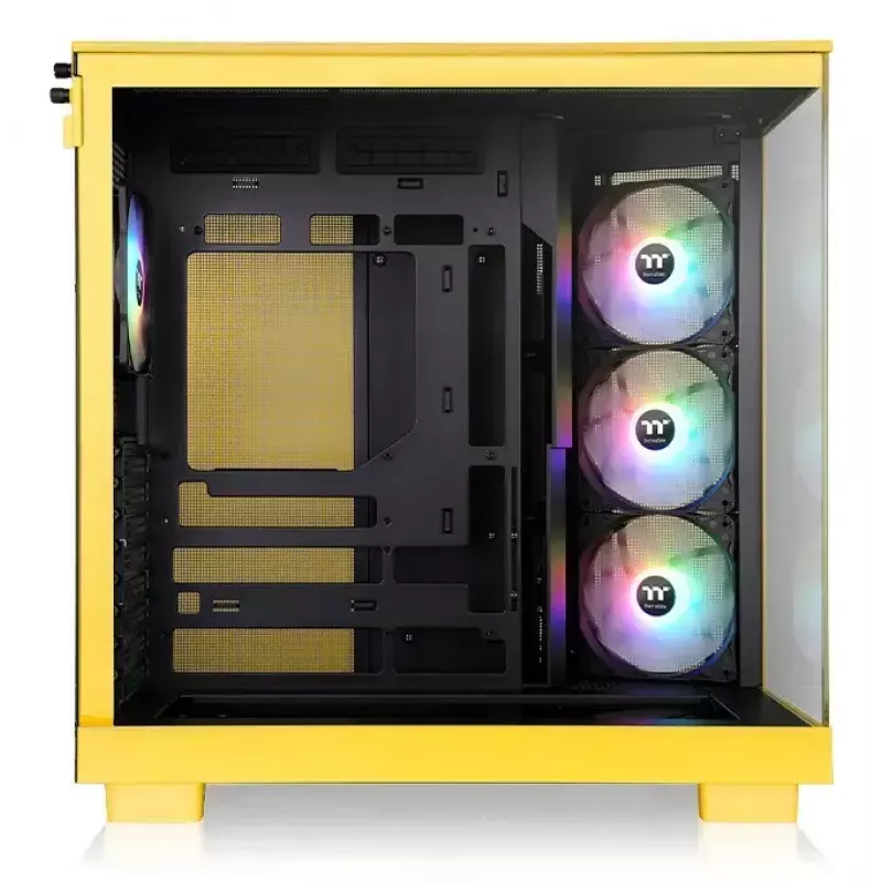 Caixa de PC Thermaltake View 380 XL TG ARGB Midi Tower amarelo