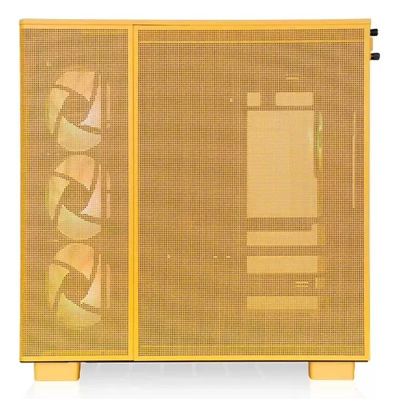 Caixa de PC Thermaltake View 380 XL TG ARGB Midi Tower amarelo