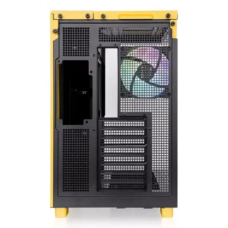 Caixa de PC Thermaltake View 380 XL TG ARGB Midi Tower amarelo
